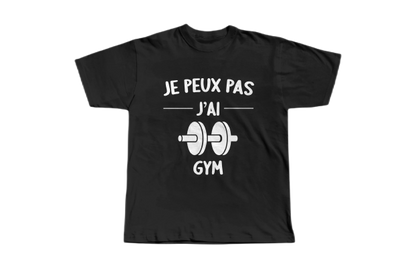 T-shirt Je Peux Pas J'ai Gym