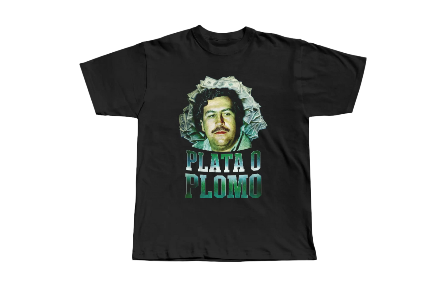 T-shirt plata o plomo noir