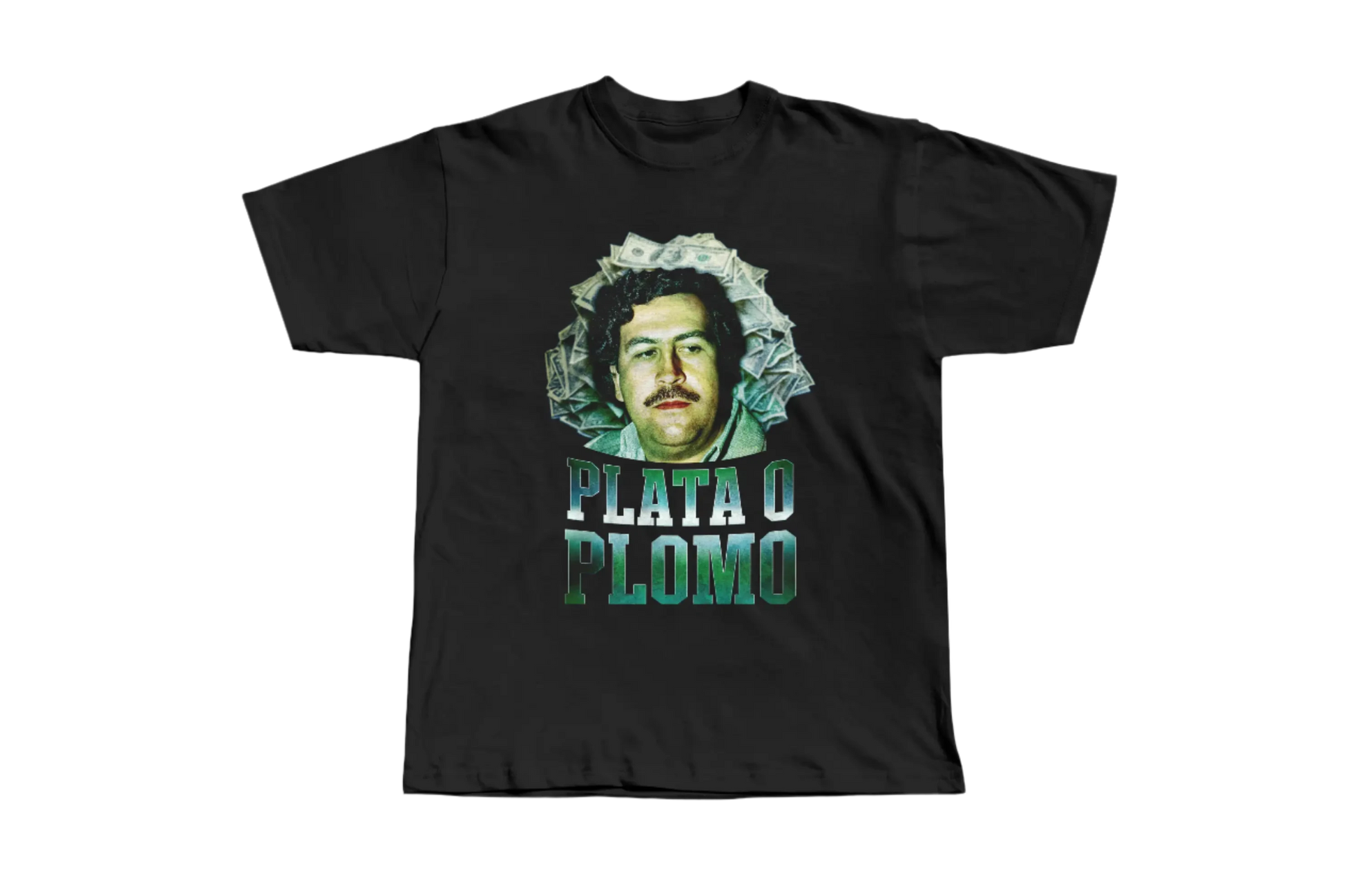 T-shirt plata o plomo noir