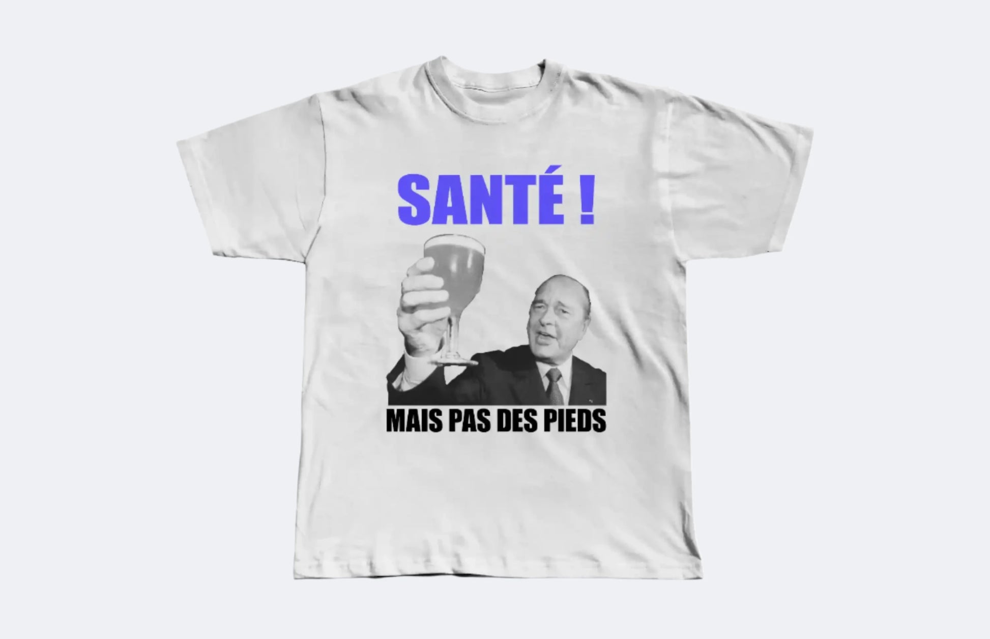 t shirt santé mais pas des pieds